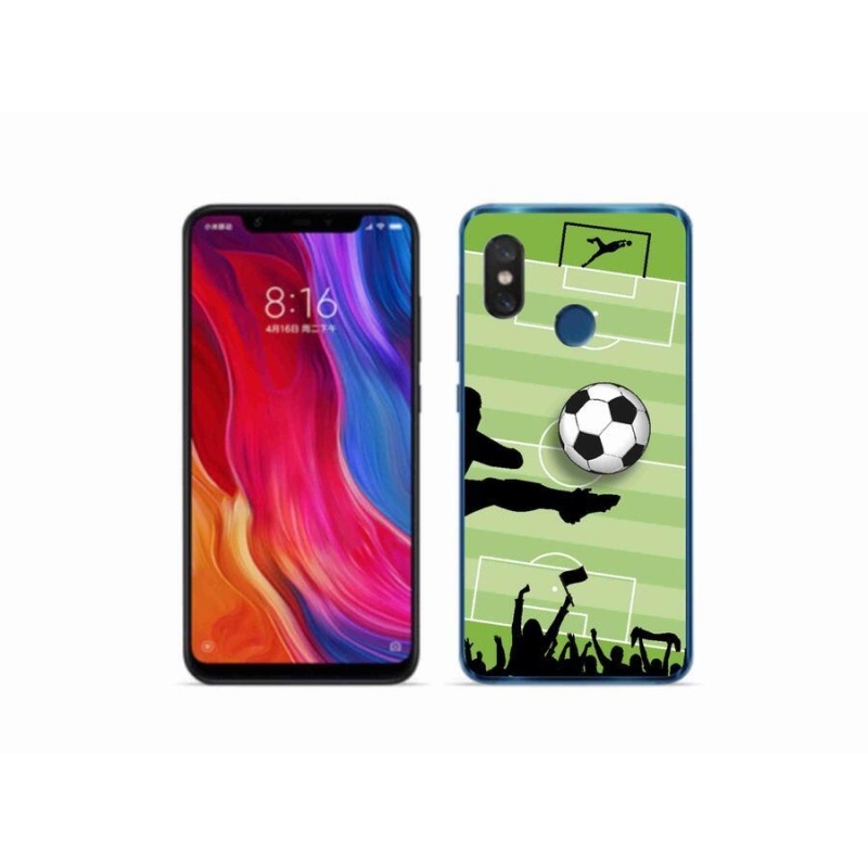 Gélový kryt mmCase na mobil Xiaomi Mi 8 - futbal 3