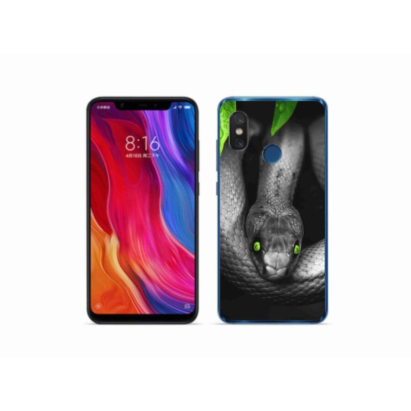 Gélový kryt mmCase na mobil Xiaomi Mi 8 - had