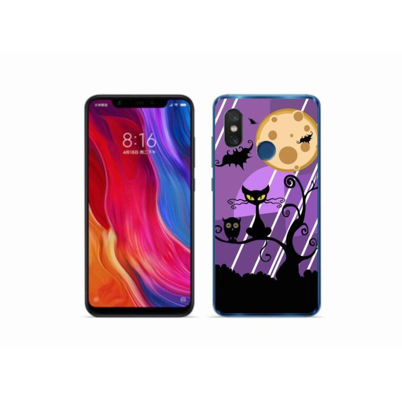 Gélový kryt mmCase na mobil Xiaomi Mi 8 - halloween