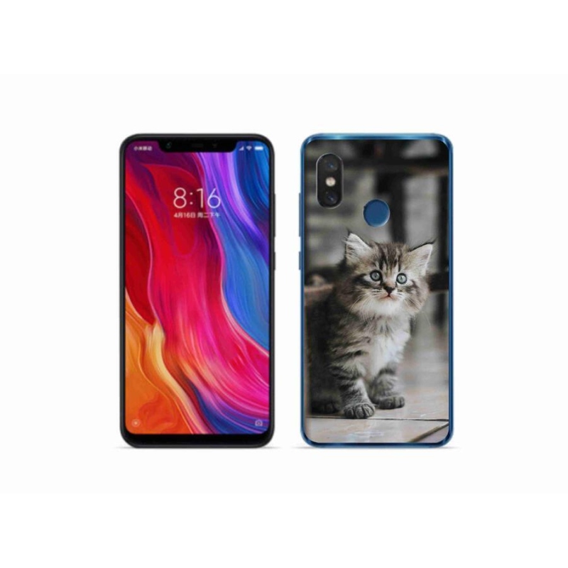 Gélový kryt mmCase na mobil Xiaomi Mi 8 - mačiatko