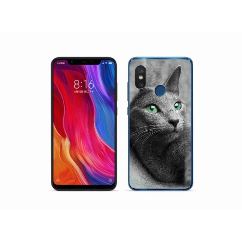 Gélový kryt mmCase na mobil Xiaomi Mi 8 - mačka 2