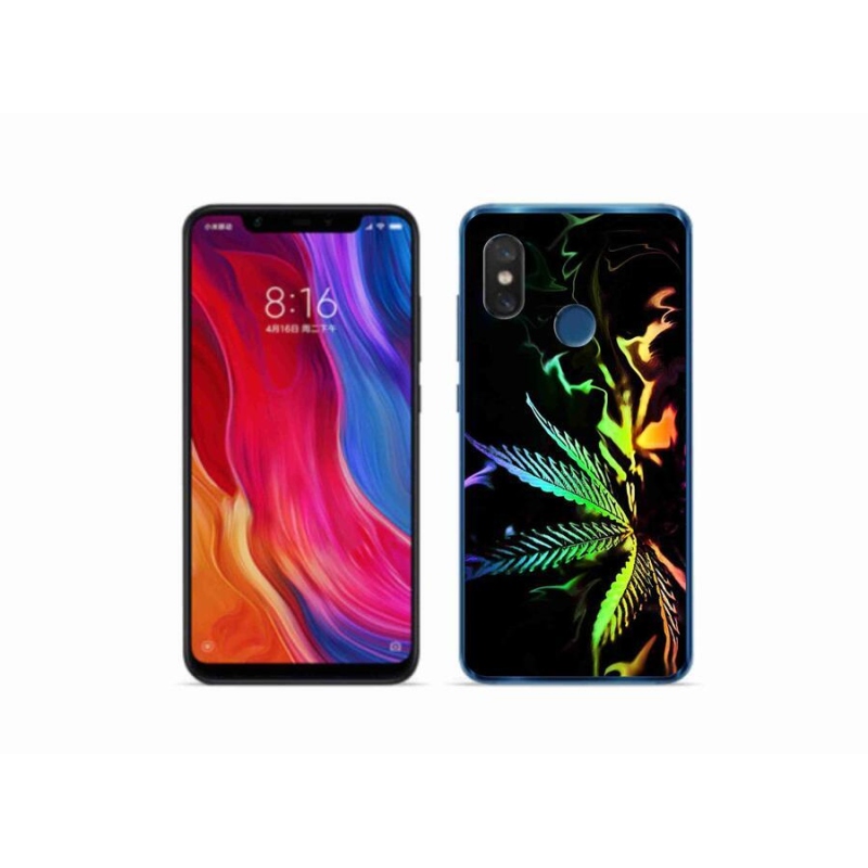 Gélový kryt mmCase na mobil Xiaomi Mi 8 - konope 2