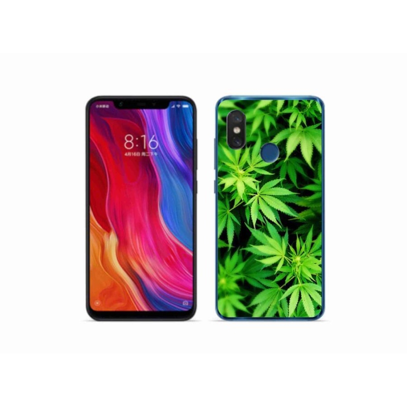 Gélový kryt mmCase na mobil Xiaomi Mi 8 - konope 3