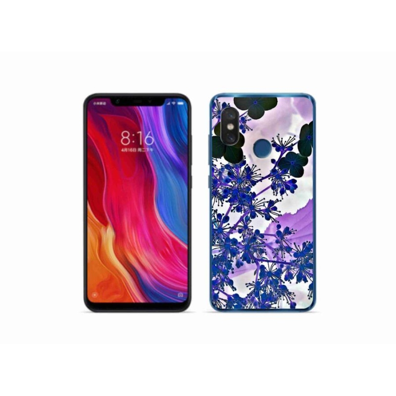 Gélový kryt mmCase na mobil Xiaomi Mi 8 - kvet hortenzie