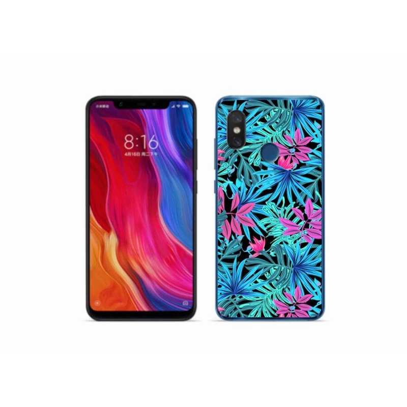 Gélový kryt mmCase na mobil Xiaomi Mi 8 - kvety 3