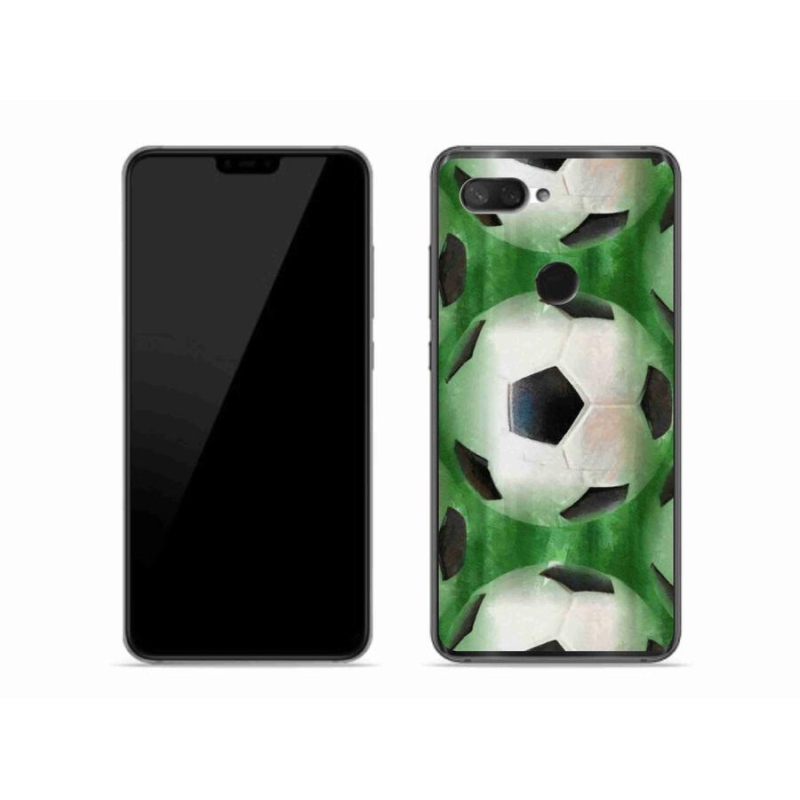 Gélový kryt mmCase na mobil Xiaomi Mi 8 Lite - futbalová lopta