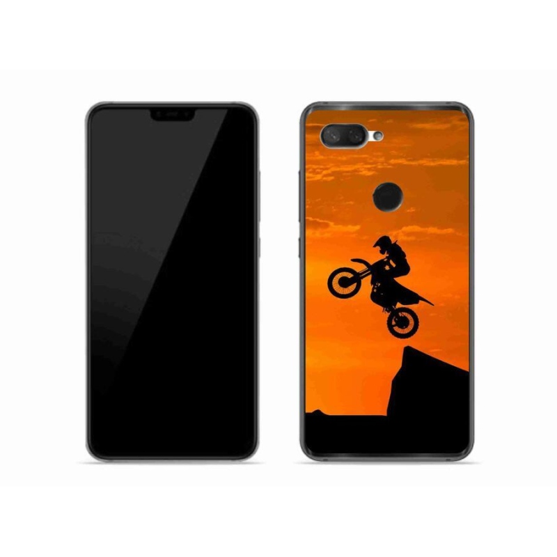 Gélový kryt mmCase na mobil Xiaomi Mi 8 Lite - motocross