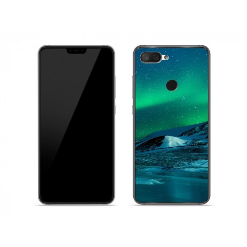 Gélový kryt mmCase na mobil Xiaomi Mi 8 Lite - polárna žiara