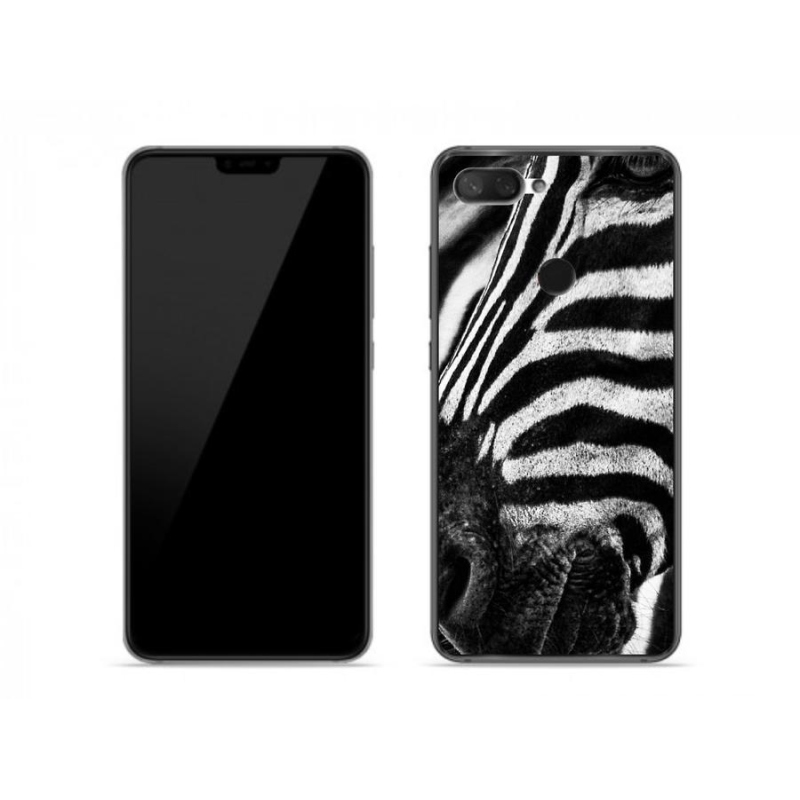 Gélový kryt mmCase na mobil Xiaomi Mi 8 Lite - zebra