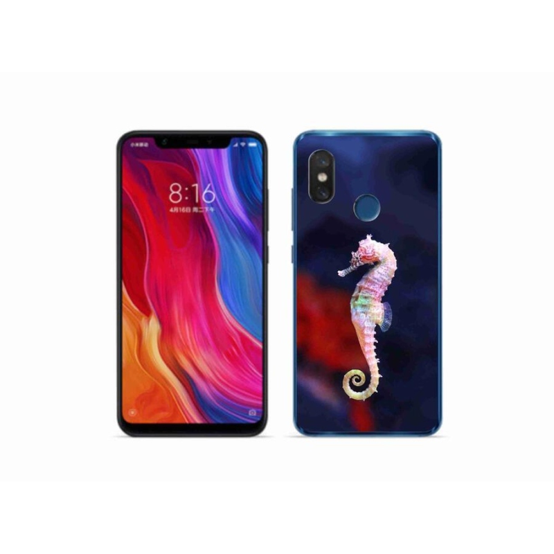 Gélový kryt mmCase na mobil Xiaomi Mi 8 - morský koník