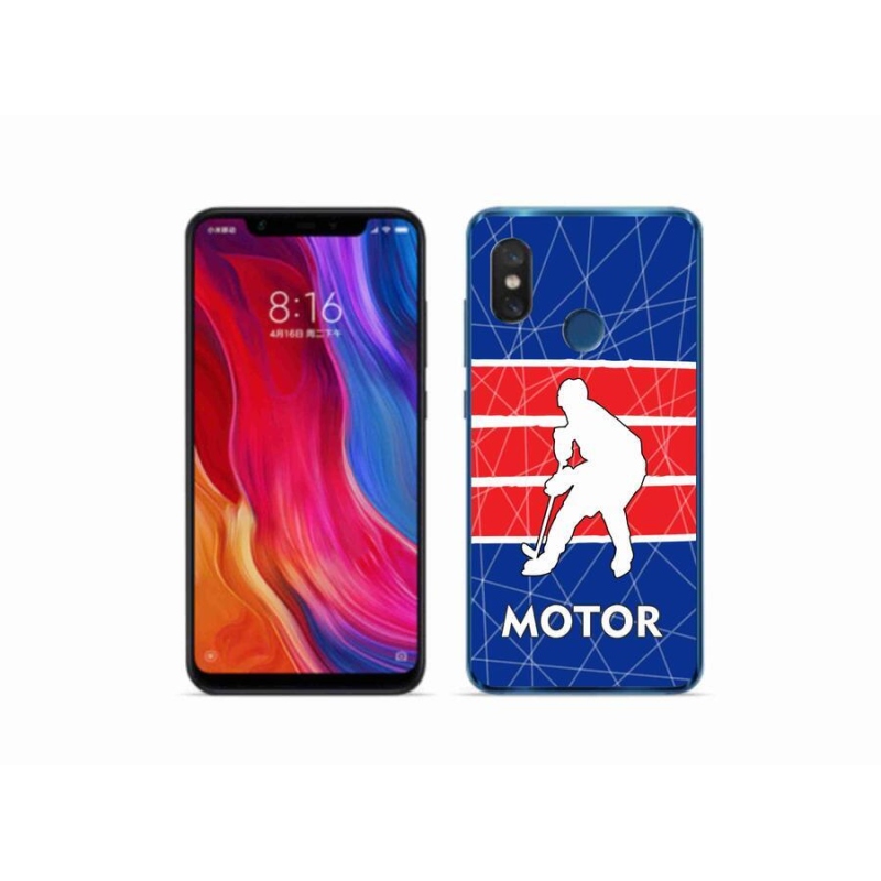 Gélový kryt mmCase na mobil Xiaomi Mi 8 - Motor