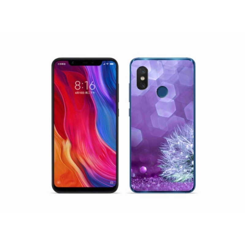 Gélový kryt mmCase na mobil Xiaomi Mi 8 - odkvitnuté púpava 2