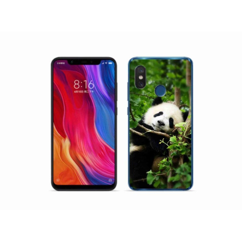 Gélový kryt mmCase na mobil Xiaomi Mi 8 - panda