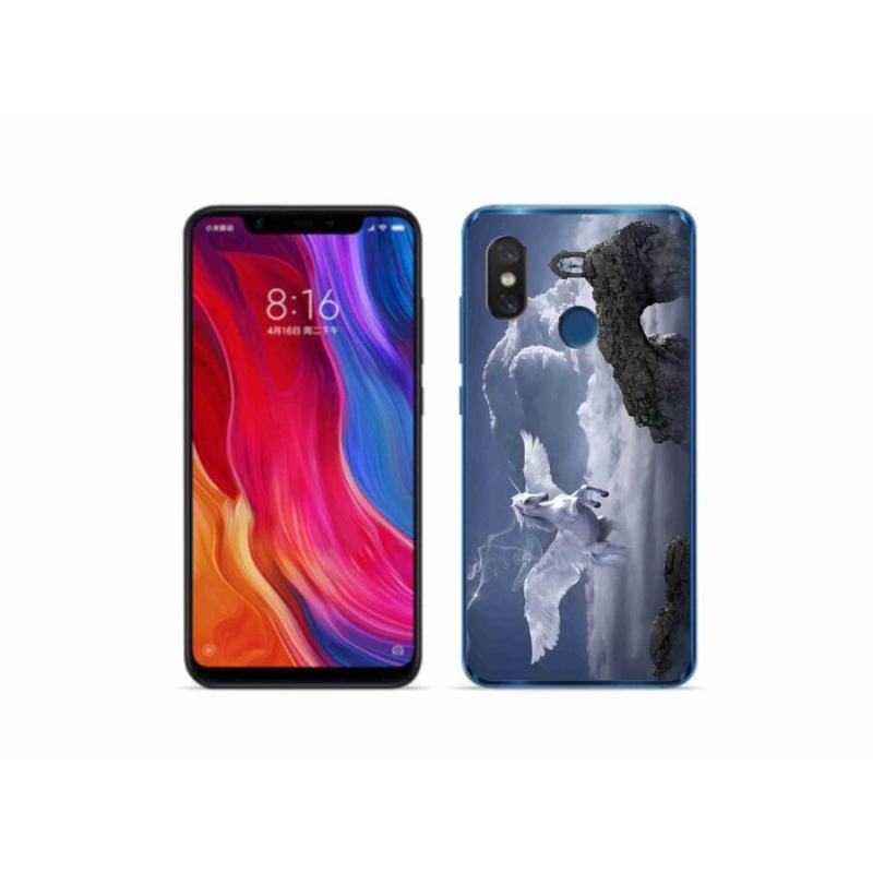 Gélový kryt mmCase na mobil Xiaomi Mi 8 - pegas