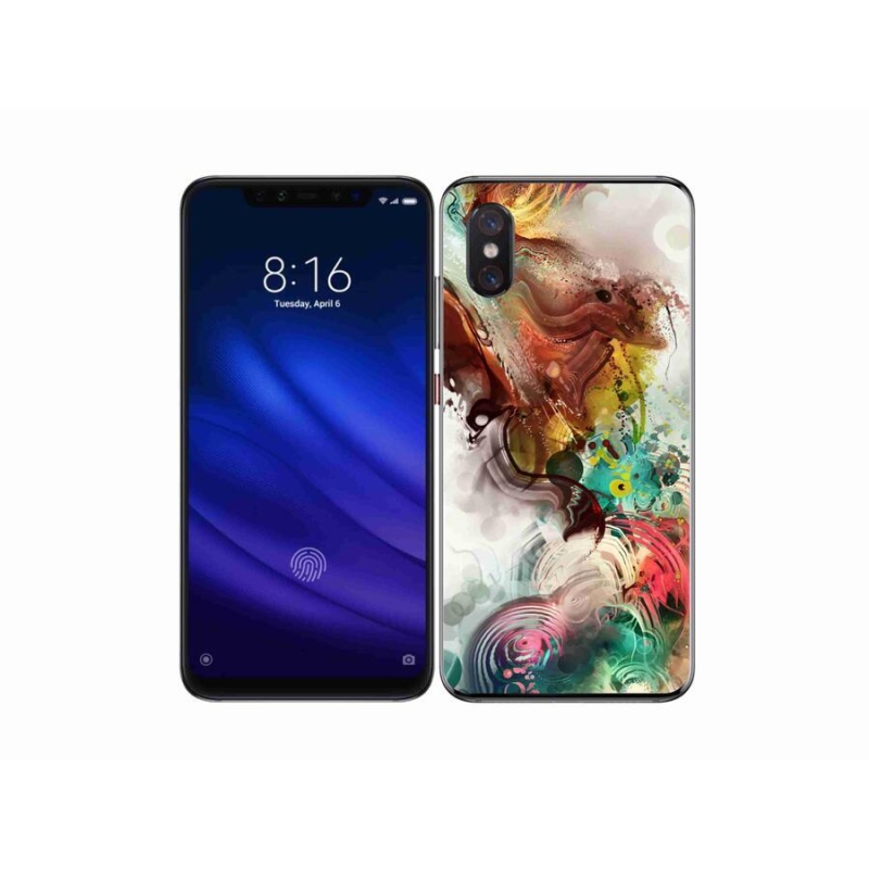 Gélový kryt mmCase na mobil Xiaomi Mi 8 Pro - abstrakt 1