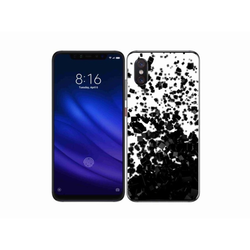 Gélový kryt mmCase na mobil Xiaomi Mi 8 Pro - abstraktné vzor 1