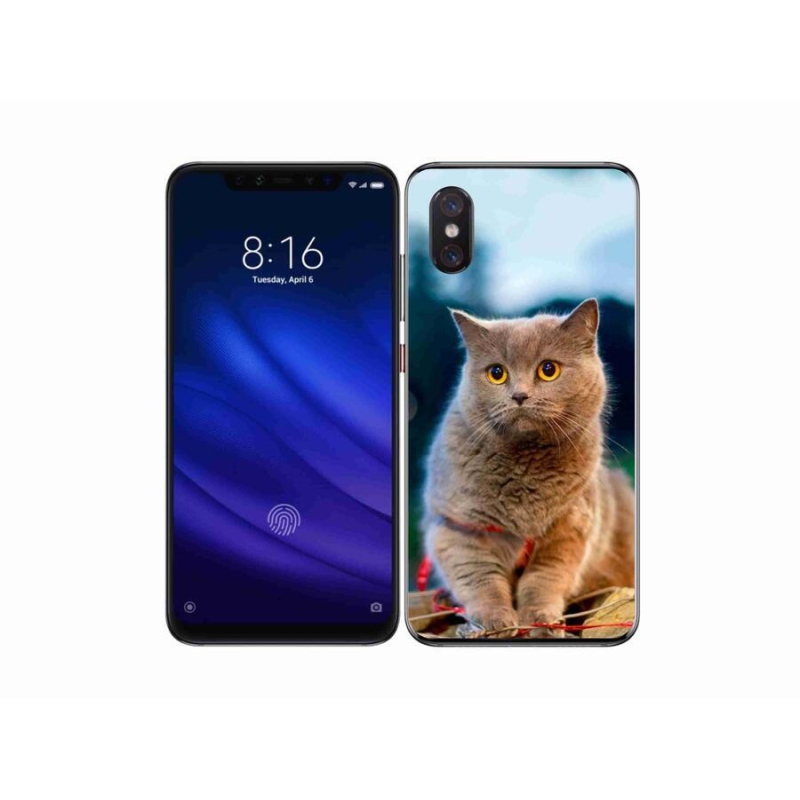 Gélový kryt mmCase na mobil Xiaomi Mi 8 Pro - britská modrá 2