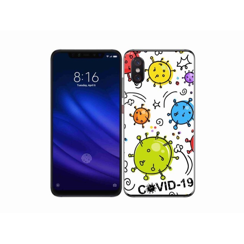 Gélový kryt mmCase na mobil Xiaomi Mi 8 Pro - covid 2