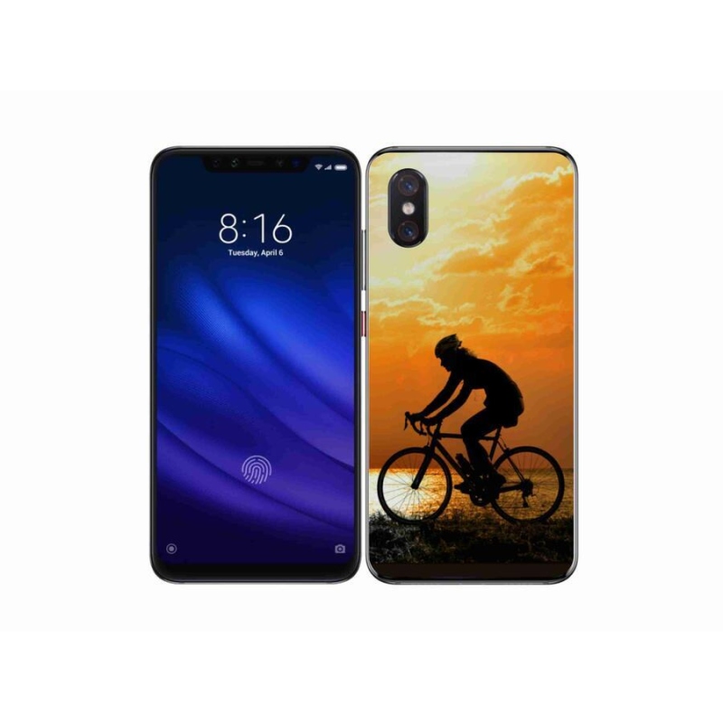 Gélový kryt mmCase na mobil Xiaomi Mi 8 Pro - cyklovýlety