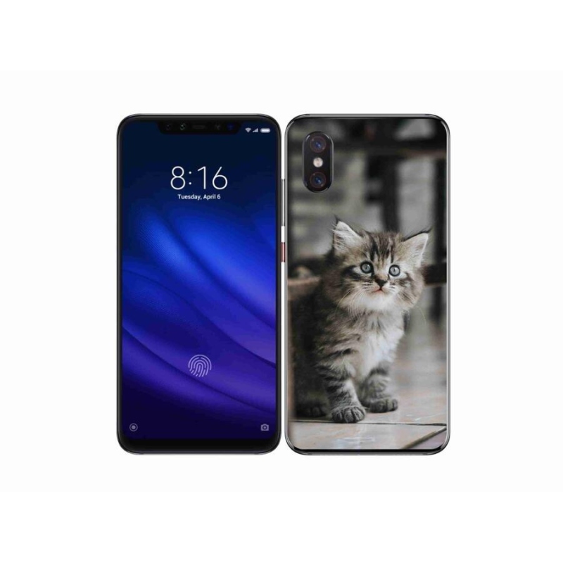 Gélový kryt mmCase na mobil Xiaomi Mi 8 Pro - mačiatko