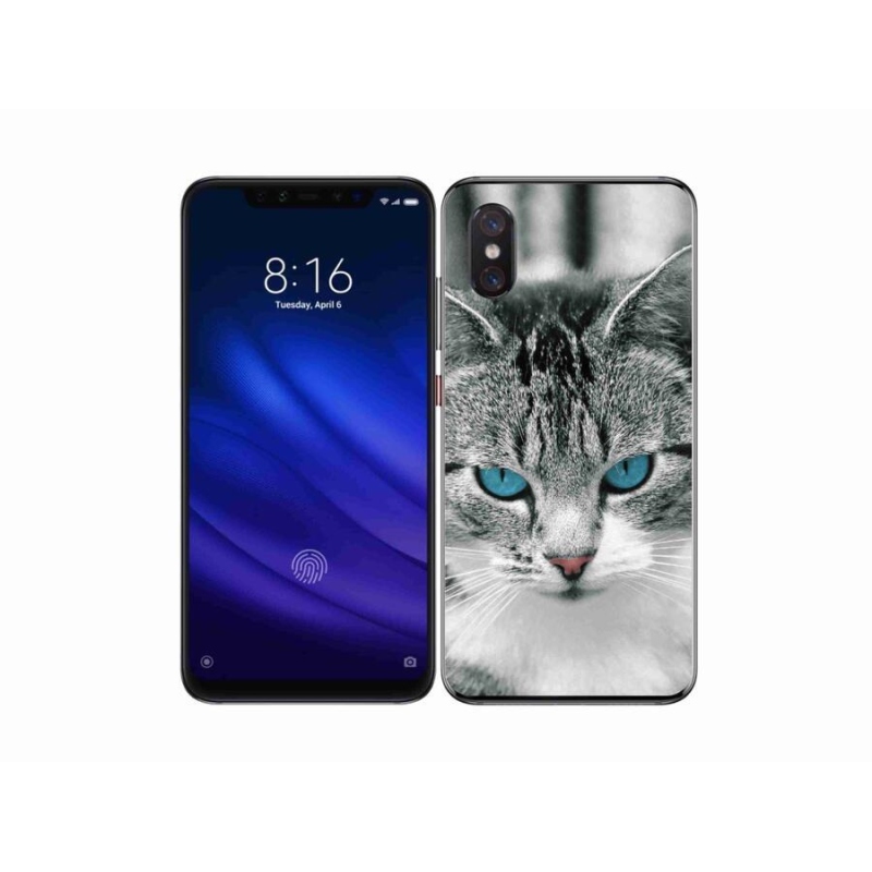 Gélový kryt mmCase na mobil Xiaomi Mi 8 Pro - mačacie pohľad 1