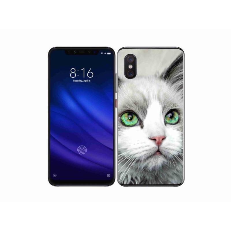 Gélový kryt mmCase na mobil Xiaomi Mi 8 Pro - mačací pohľad