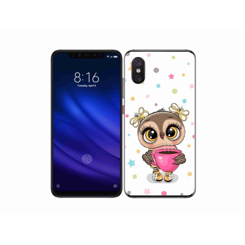 Gélový kryt mmCase na mobil Xiaomi Mi 8 Pro - kreslená sovička