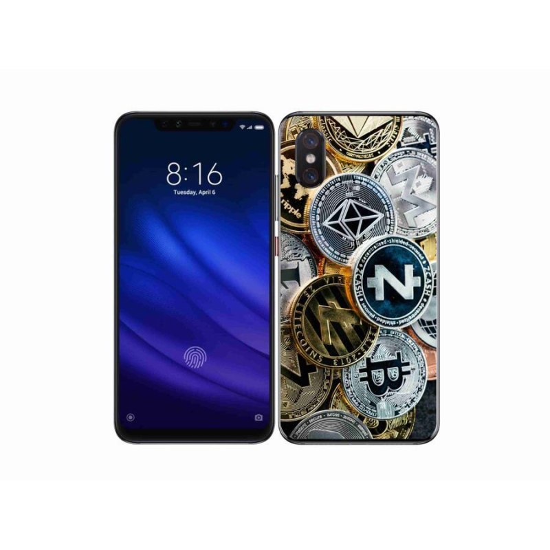 Gélový kryt mmCase na mobil Xiaomi Mi 8 Pro - kryptomena