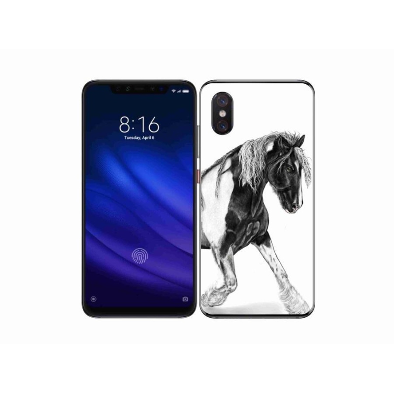 Gélový kryt mmCase na mobil Xiaomi Mi 8 Pro - kôň