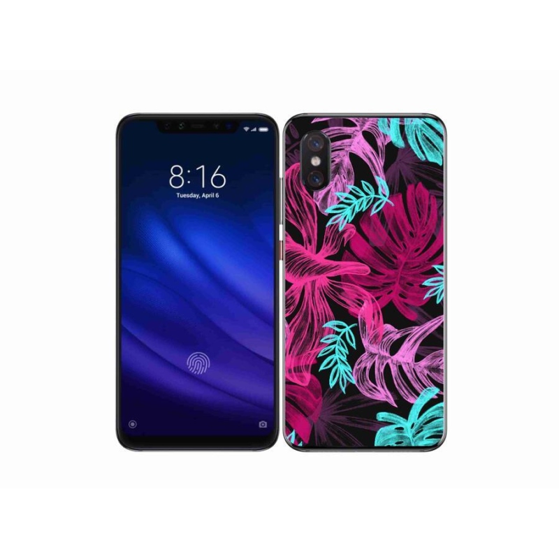 Gélový kryt mmCase na mobil Xiaomi Mi 8 Pro - kvety 1