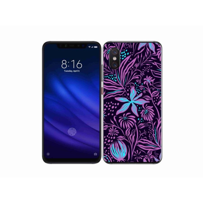 Gélový kryt mmCase na mobil Xiaomi Mi 8 Pro - kvety 2