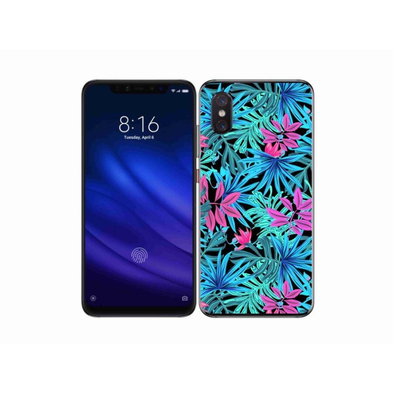 Gélový kryt mmCase na mobil Xiaomi Mi 8 Pro - kvety 3