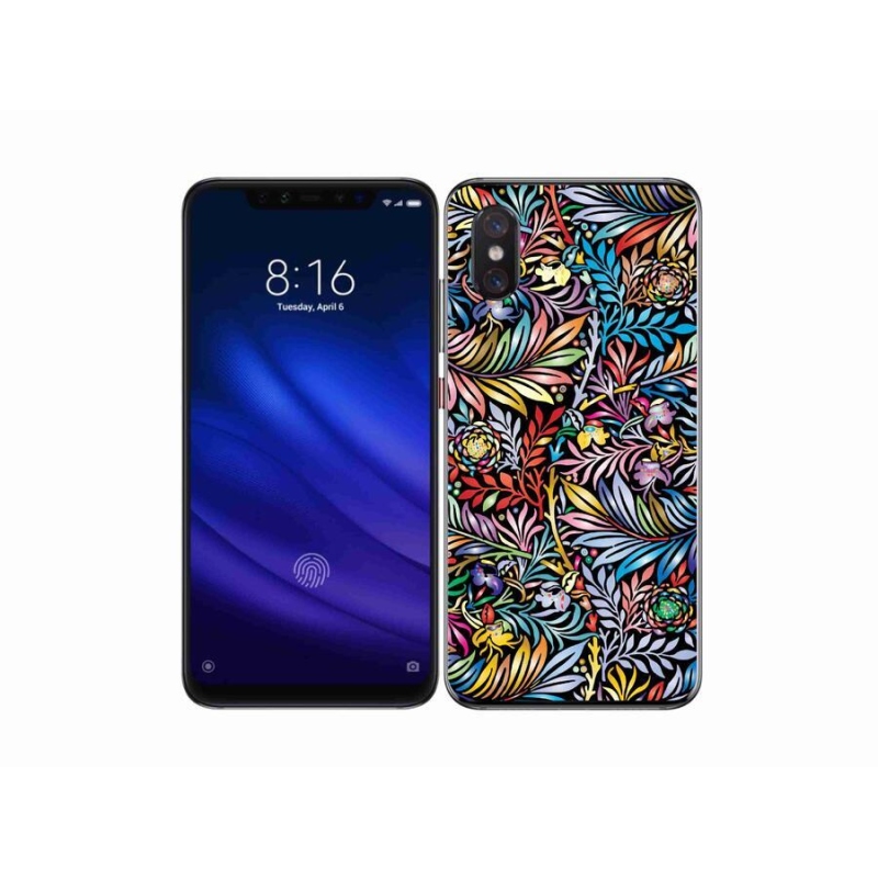 Gélový kryt mmCase na mobil Xiaomi Mi 8 Pro - kvety 5