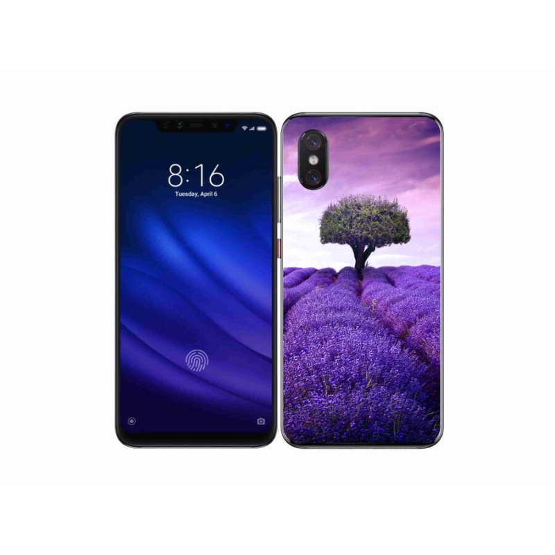 Gélový kryt mmCase na mobil Xiaomi Mi 8 Pro - levanduľová lúka