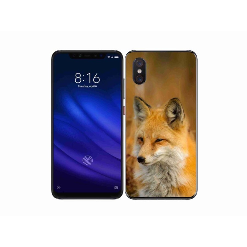 Gélový kryt mmCase na mobil Xiaomi Mi 8 Pro - líška