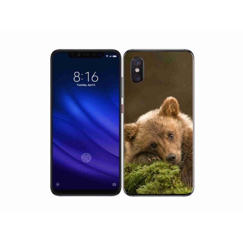 Gélový kryt mmCase na mobil Xiaomi Mi 8 Pro - medveď