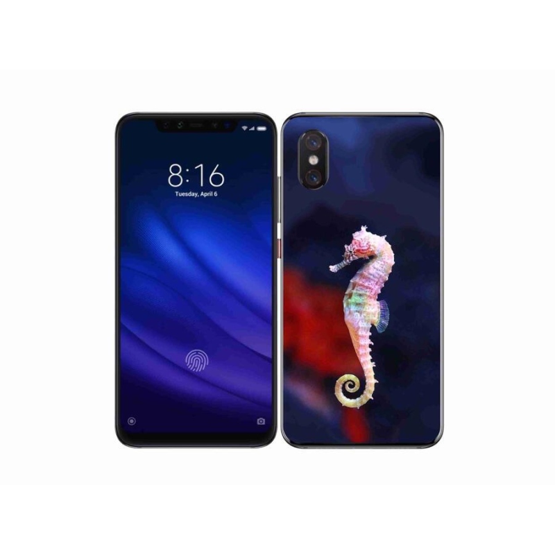 Gélový kryt mmCase na mobil Xiaomi Mi 8 Pro - morský koník