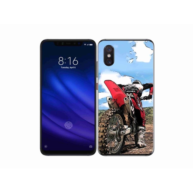 Gélový kryt mmCase na mobil Xiaomi Mi 8 Pro - moto