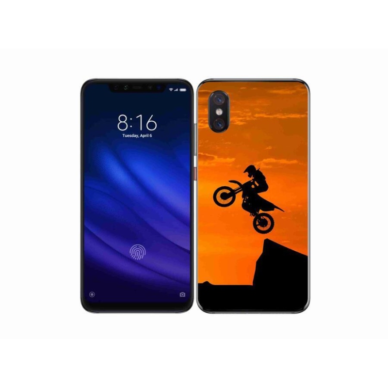 Gélový kryt mmCase na mobil Xiaomi Mi 8 Pro - motocross