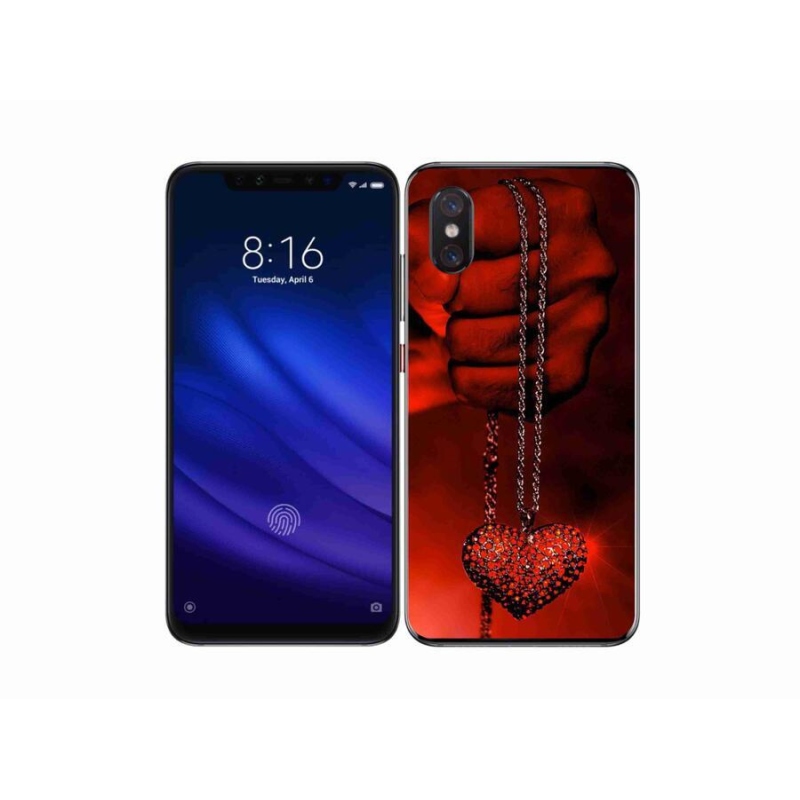 Gélový kryt mmCase na mobil Xiaomi Mi 8 Pro - náhrdelník