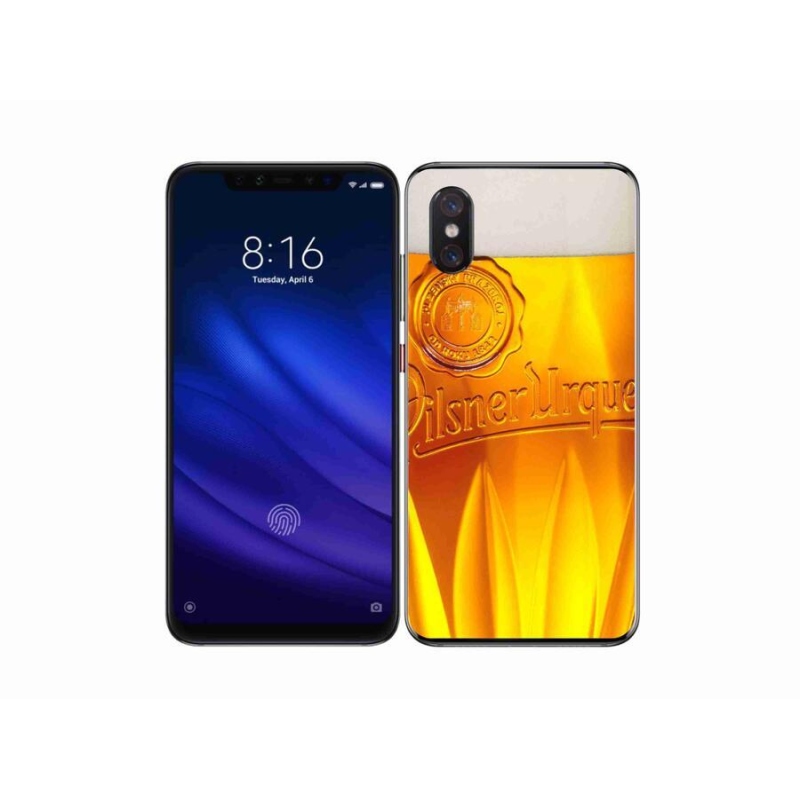 Gélový kryt mmCase na mobil Xiaomi Mi 8 Pro - pivo