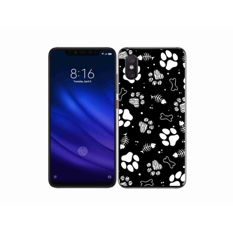 Gélový kryt mmCase na mobil Xiaomi Mi 8 Pro - psie labky