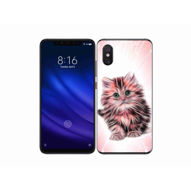 Gélový kryt mmCase na mobil Xiaomi Mi 8 Pro - roztomilé mačiatko