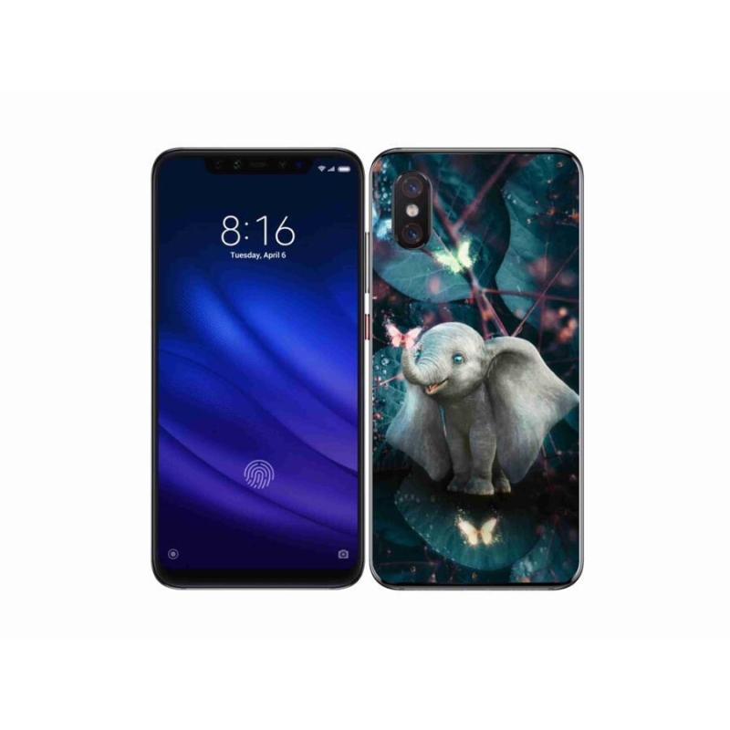 Gélový kryt mmCase na mobil Xiaomi Mi 8 Pro - roztomilý slon