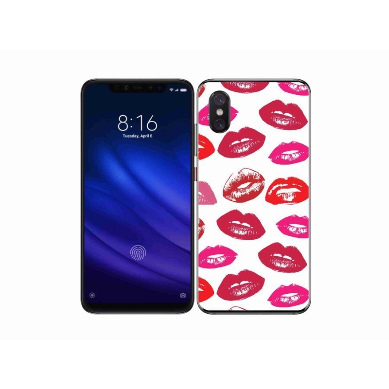 Gélový kryt mmCase na mobil Xiaomi Mi 8 Pro - pery