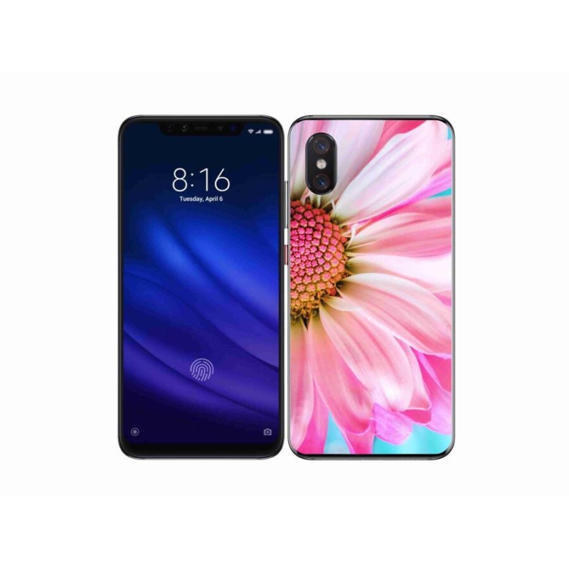 Gélový kryt mmCase na mobil Xiaomi Mi 8 Pro - ružová kvetina