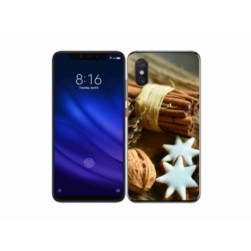 Gélový kryt mmCase na mobil Xiaomi Mi 8 Pro - škorica a perníčky