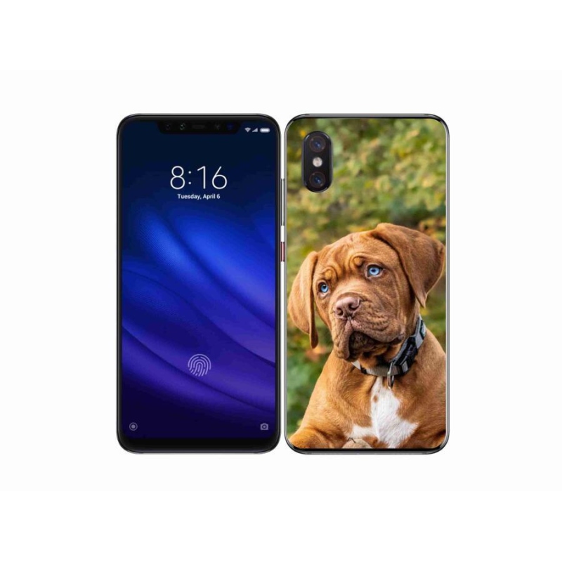 Gélový kryt mmCase na mobil Xiaomi Mi 8 Pro - šteňa