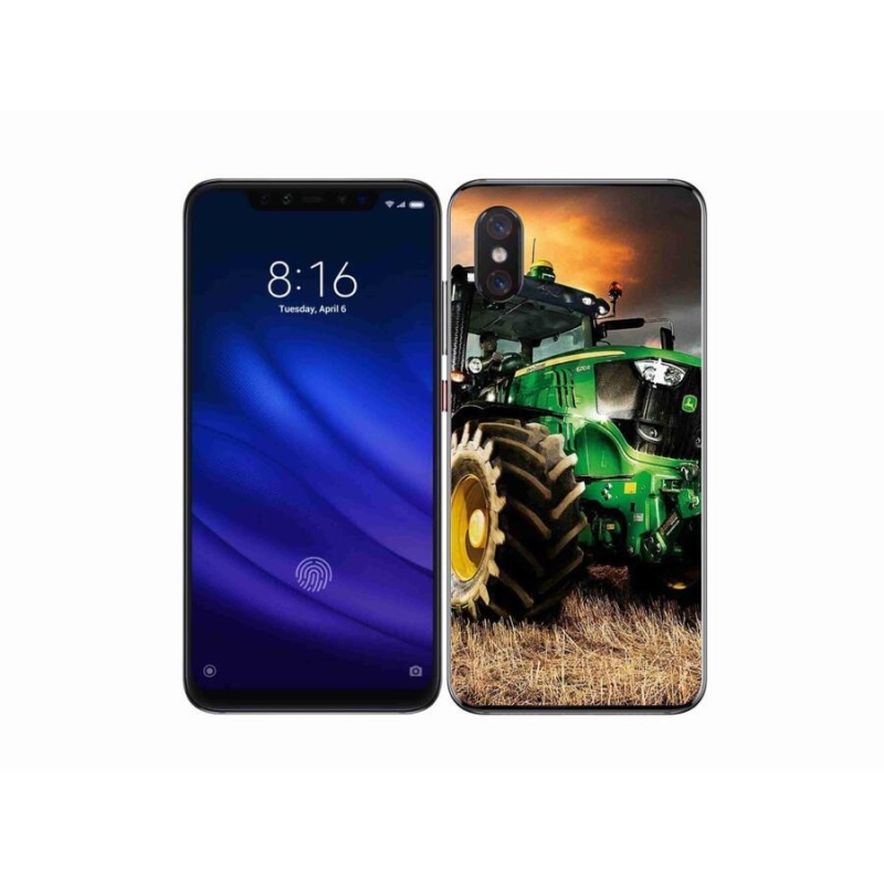 Gélový kryt mmCase na mobil Xiaomi Mi 8 Pro - traktor