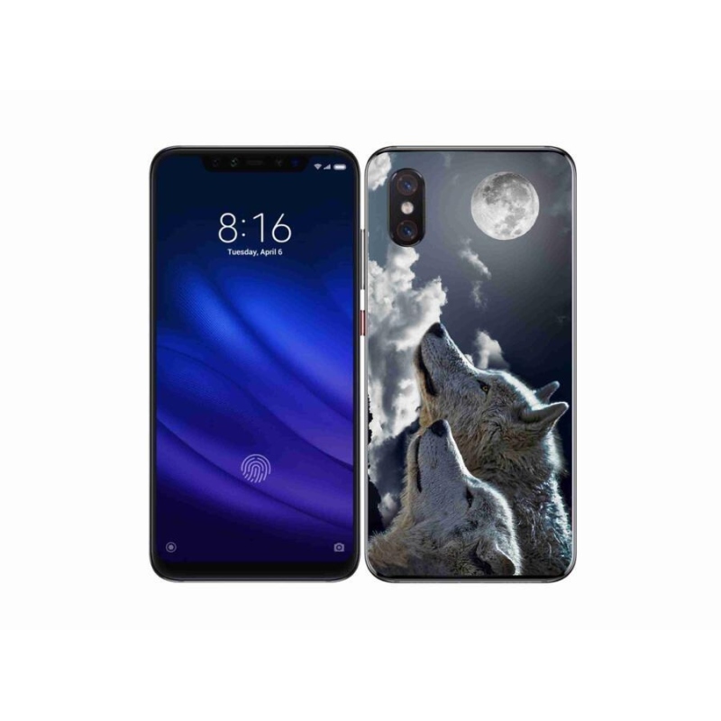 Gélový kryt mmCase na mobil Xiaomi Mi 8 Pro - vlci